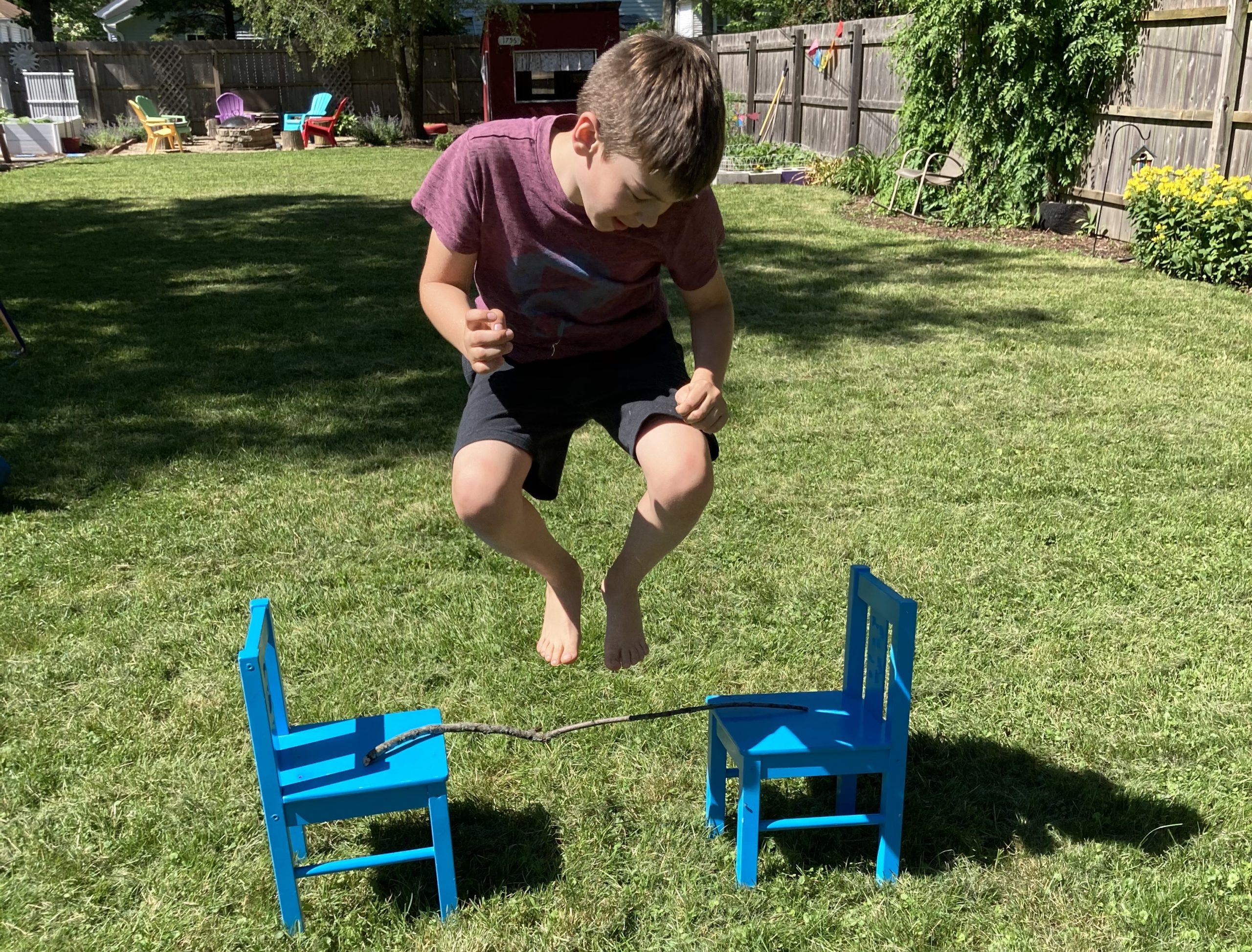 outside activities for kids obstacle course math